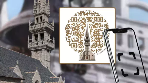 QR code design for the renovation of the church of Saint Servais