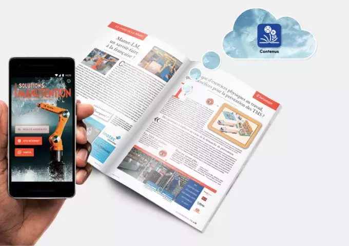 Augmented reality application Solutions manutentions - bookBeo