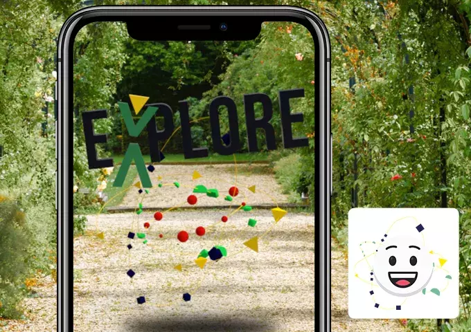 Filtre 3D RA Explore à essayer sur son smartphone - bookBeo