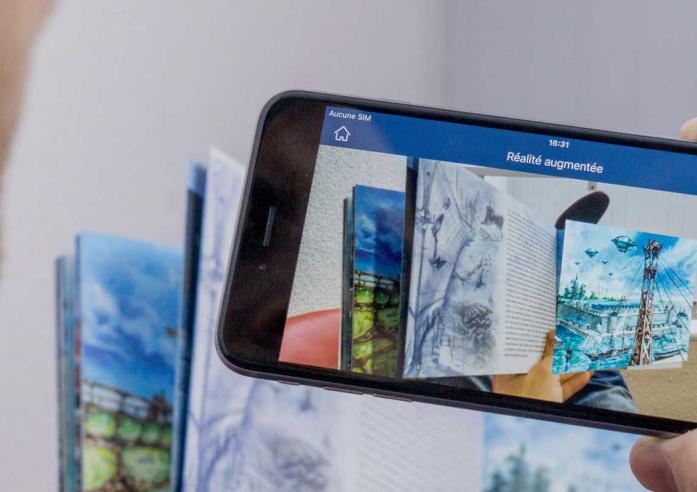 Editions in augmented reality OVNI